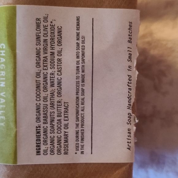 Chagrin Valley Soapnuts Shampoo Bar - Picture 4 of 4